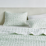 Floral Medallion Printed Microfiber Quilt Set - Kaleigh Collection