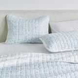 Floral Medallion Printed Microfiber Quilt Set - Kaleigh Collection