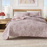 Floral Printed Cotton Quilt Set - Corin Collection