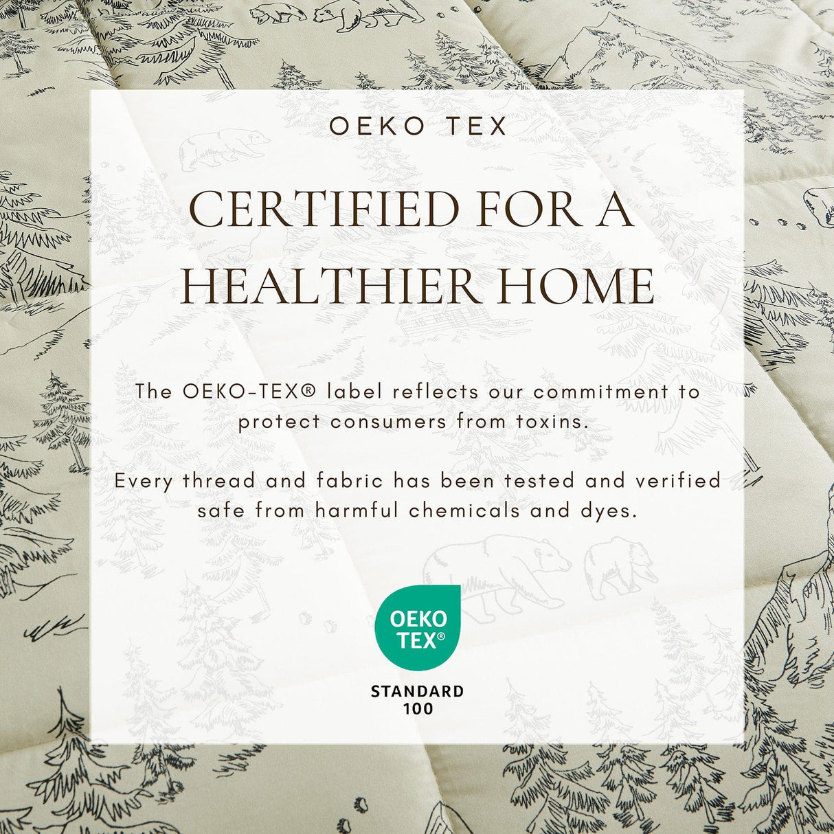 Reversible Christmas Comforter and Sham Set - Holiday Lodge Odette Collection