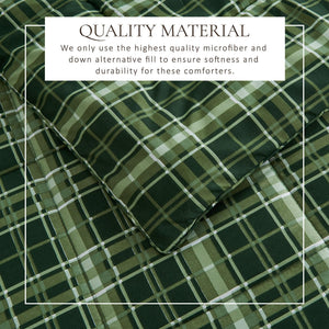 Reversible Christmas Comforter and Sham Set - Holiday Lodge Odette Collection
