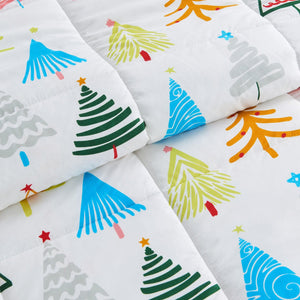Reversible Christmas Comforter and Sham Set - Holiday Lodge Odette Collection