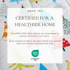 Reversible Christmas Comforter and Sham Set - Holiday Lodge Odette Collection