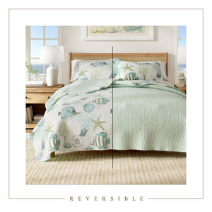 Seaside Collection 3-Piece Quilt Set