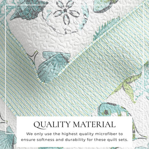 Seaside Collection 3-Piece Quilt Set