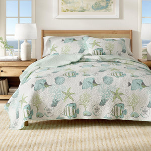 Seaside Collection 3-Piece Quilt Set