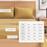 4-Piece Cotton Solid Flannel Sheet - Nordic Collection