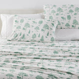 4-Piece Printed Plush Sheet - Velvet Luxe Collection