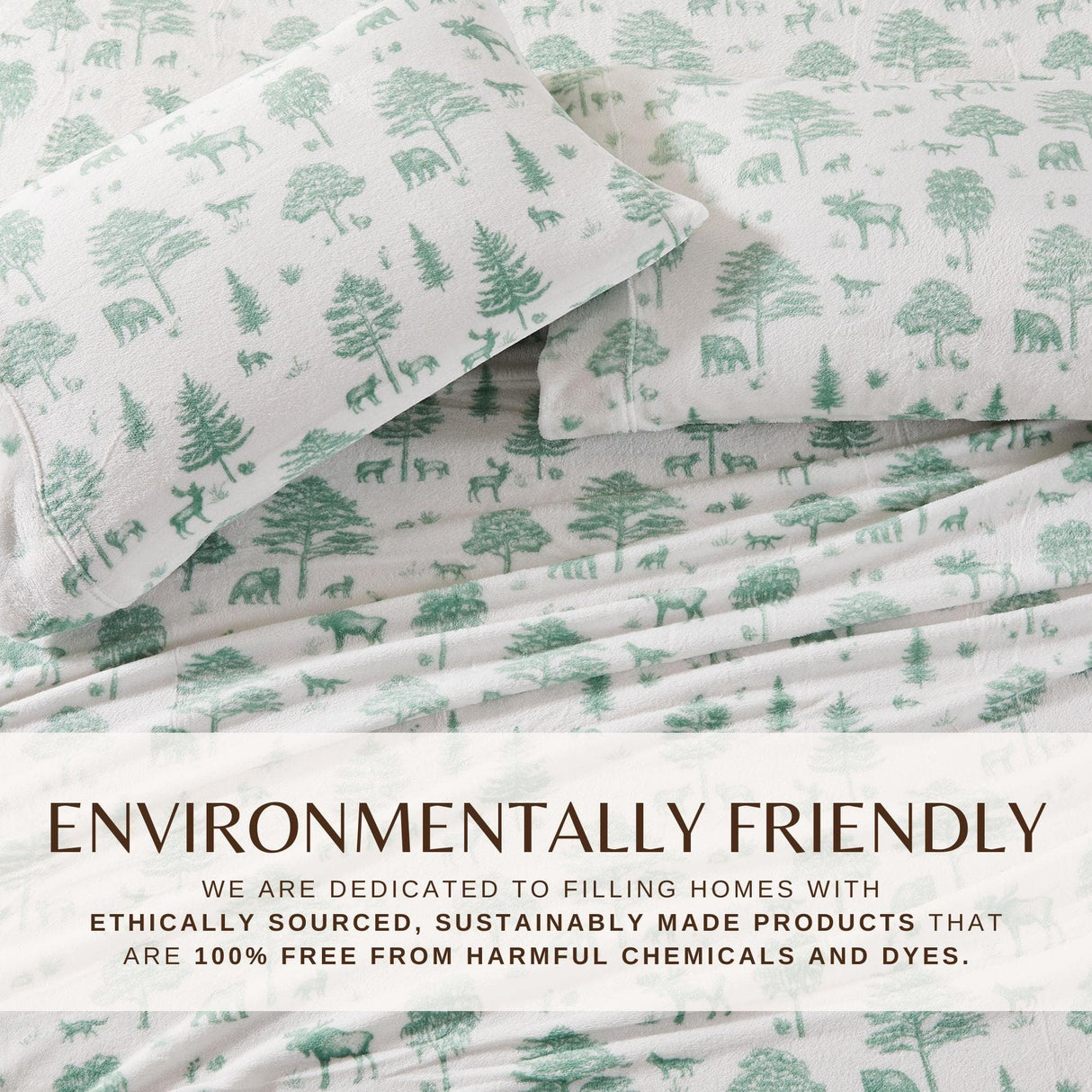 4-Piece Printed Plush Sheet - Velvet Luxe Collection