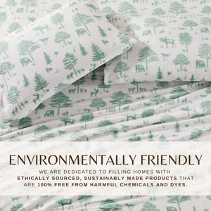 4-Piece Printed Plush Sheet - Velvet Luxe Collection