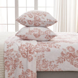 4-Piece Printed Plush Sheet - Velvet Luxe Lattice Collection