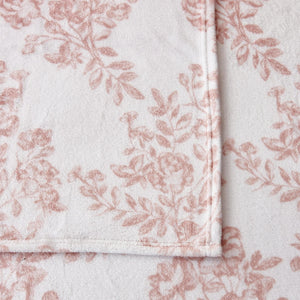 4-Piece Printed Plush Sheet Set - Velvet Luxe Lattice Collection