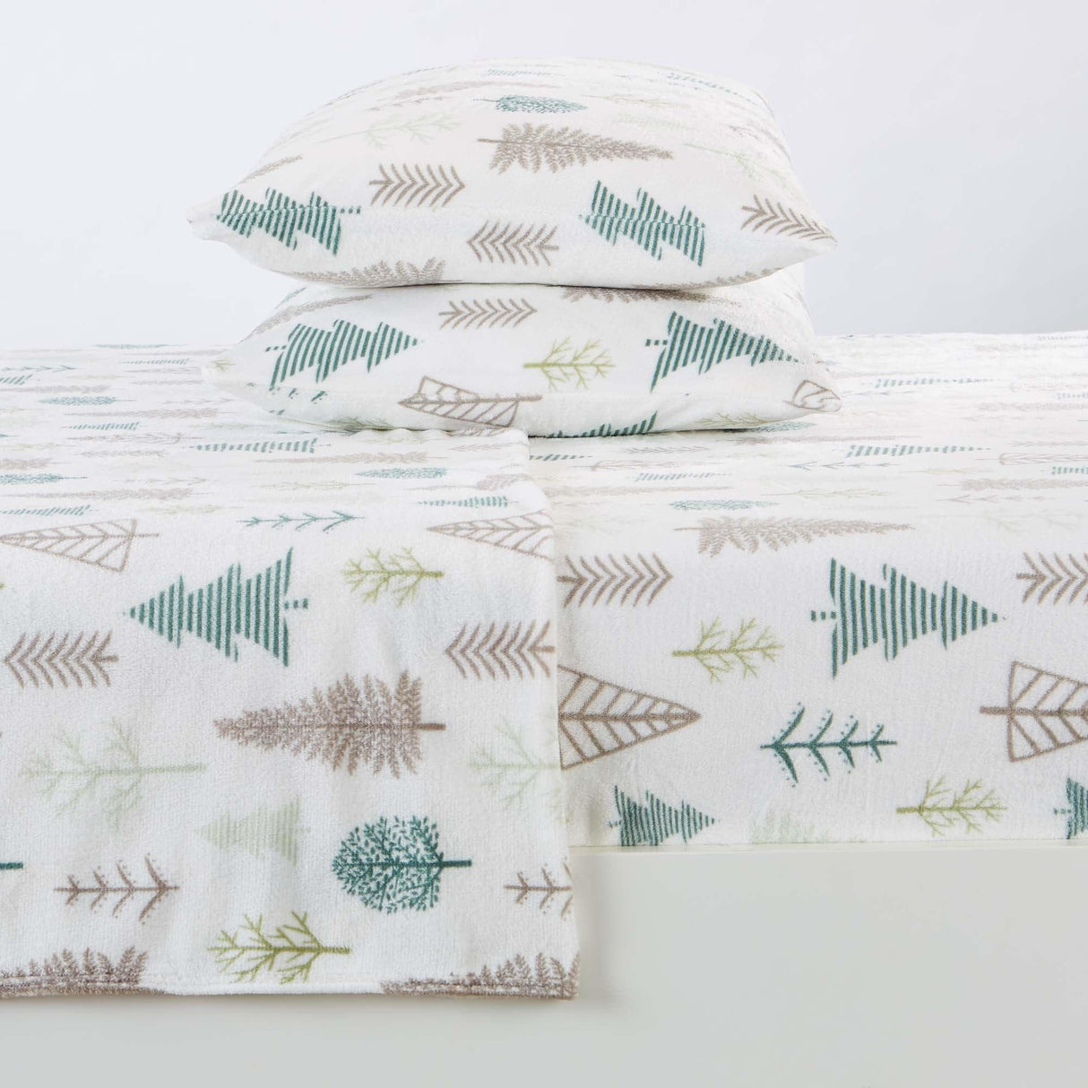 4-Piece Printed Plush Sheet - Velvet Luxe Collection