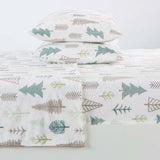 4-Piece Printed Plush Sheet - Velvet Luxe Collection