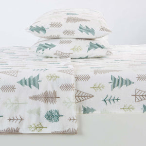 4-Piece Printed Plush Sheet - Velvet Luxe Collection