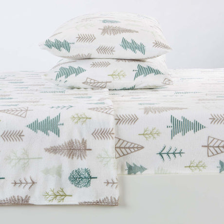 4-Piece Printed Plush Sheet - Velvet Luxe Collection