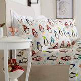 4-Piece Printed Plush Sheet - Velvet Luxe Collection