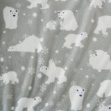 4-Piece Printed Plush Sheet - Velvet Luxe Collection