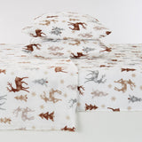 4-Piece Printed Plush Sheet - Velvet Luxe Collection
