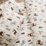 4-Piece Printed Plush Sheet - Velvet Luxe Collection