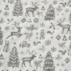 4-Piece Printed Plush Sheet - Velvet Luxe Collection