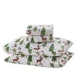 4-Piece Printed Plush Sheet - Velvet Luxe Collection