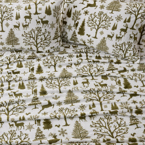 4-Piece Printed Plush Sheet - Velvet Luxe Collection
