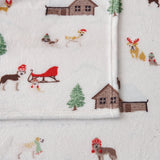 4-Piece Printed Plush Sheet - Velvet Luxe Collection