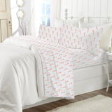 4-Piece Printed Plush Sheet - Velvet Luxe Collection