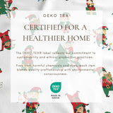 4-Piece Turkish Cotton Christmas Flannel Sheet - Whittaker Collection