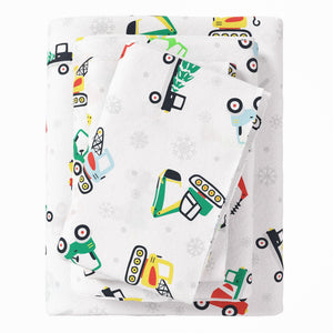 4-Piece Turkish Cotton Christmas Flannel Sheet - Whittaker Collection