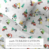 4-Piece Turkish Cotton Christmas Flannel Sheet - Whittaker Collection