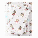 4-Piece Turkish Cotton Christmas Flannel Sheet - Whittaker Collection