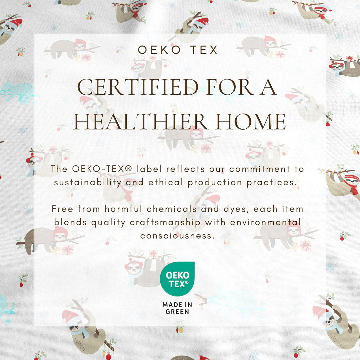 4-Piece Turkish Cotton Christmas Flannel Sheet - Whittaker Collection