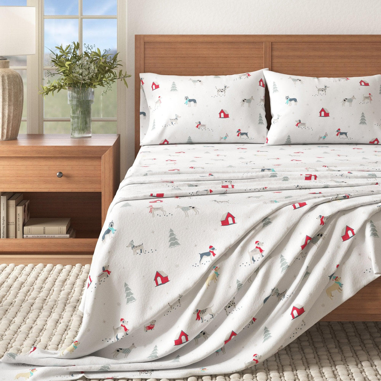 4-Piece Turkish Cotton Flannel Sheet - Whittaker Collection