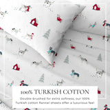 4-Piece Turkish Cotton Flannel Sheet - Whittaker Collection