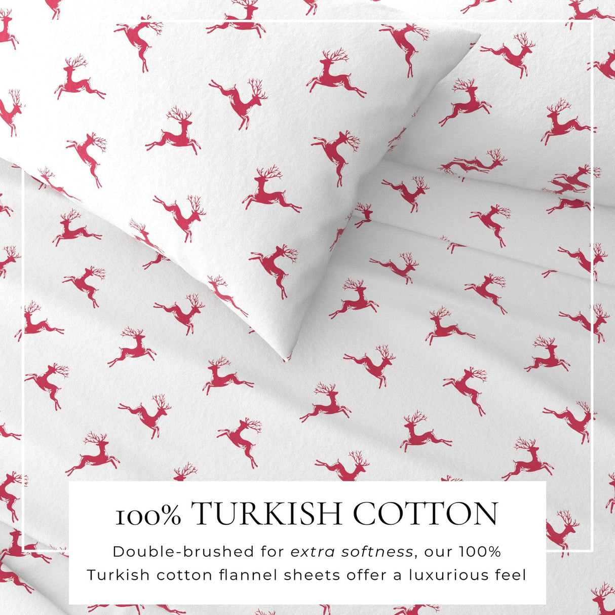 4-Piece Turkish Cotton Flannel Sheet - Whittaker Collection