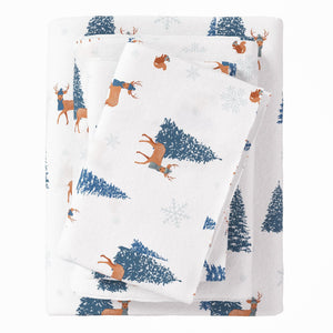 4-Piece Turkish Cotton Flannel Sheet - Whittaker Collection