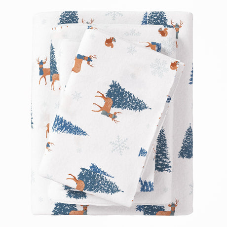 4-Piece Turkish Cotton Flannel Sheet - Whittaker Collection