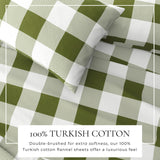 Turkish Cotton Flannel Sheet - Belle Collection