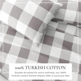 Turkish Cotton Flannel Sheet - Belle Collection
