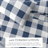 Turkish Cotton Flannel Sheet - Belle Collection