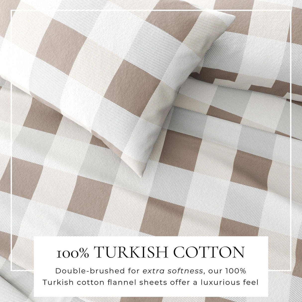 Turkish Cotton Flannel Sheet - Belle Collection