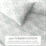 Turkish Cotton Flannel Sheet - Belle Collection