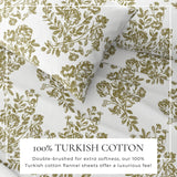 Turkish Cotton Flannel Sheet - Belle Collection