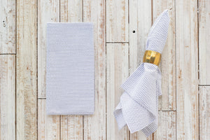 Seersucker Everyday Napkins, Set of Four