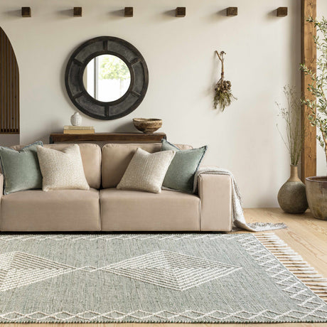 Guiuan Tasseled Jute&Wool Rug - Clearance