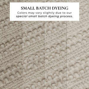 100% Cotton Waffle Weave Duvet Set - Mattea Collection