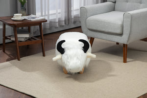 H2O Furnishings Faux Fur Storage Ottoman with Hidden Storage - view 8