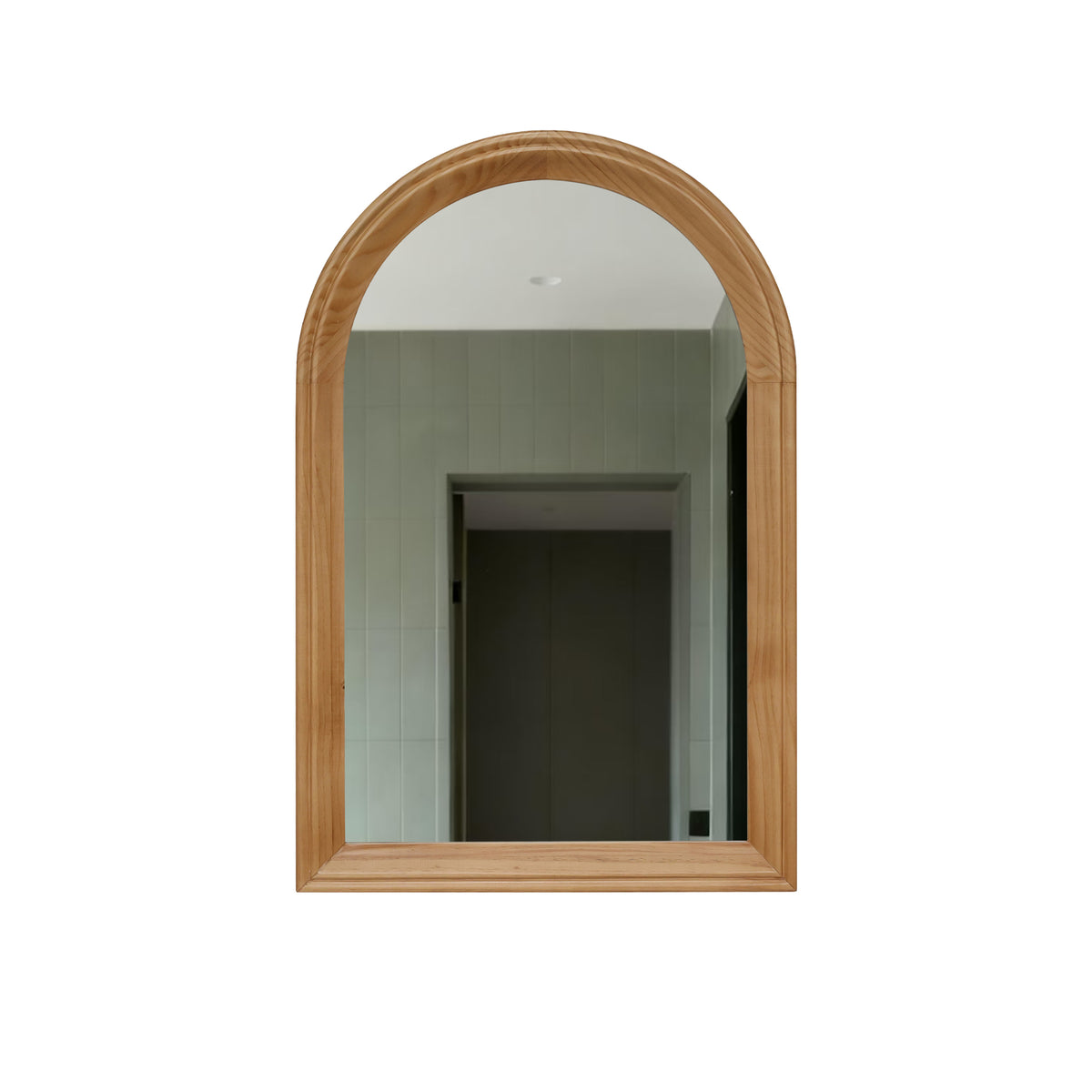 HaixuHomeDecor Arched Wood Framed Wall Mirror with Distortion-Free Glass - view 8